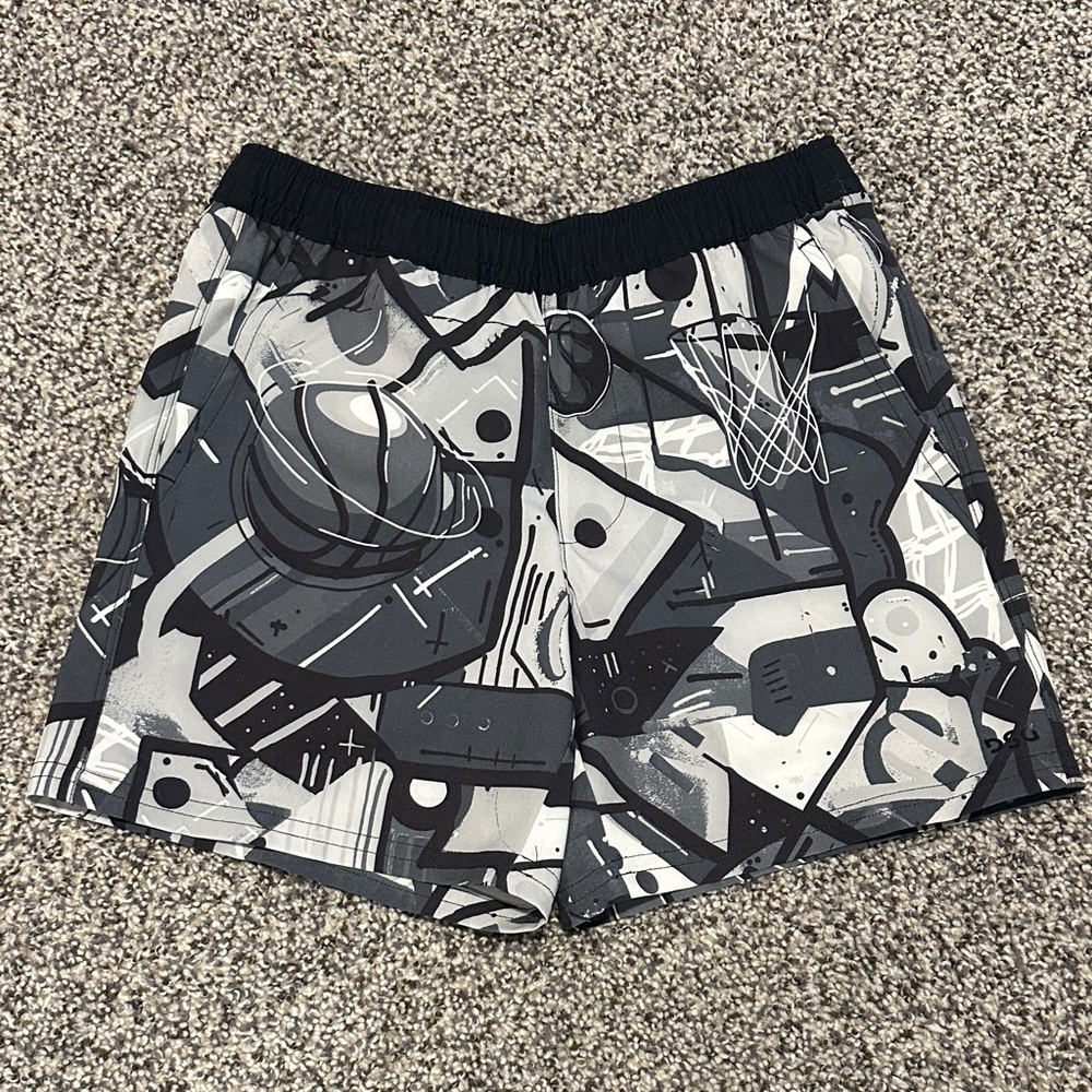 DSG Monochrome Abstract Shorts